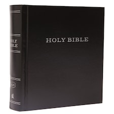 Kjv Pew Bible Large Print Hardcover Black Red Letter Comfort Print