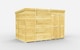 image 1 of 9 x 7 Feet Pent Shed - Double Door Without Windows - Wood - L214 x W276 x H201 cm | Brown