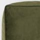 image 5 of Amara Velvet Bean Bag Pouffe Olive Green | Green | Olive Green | 1