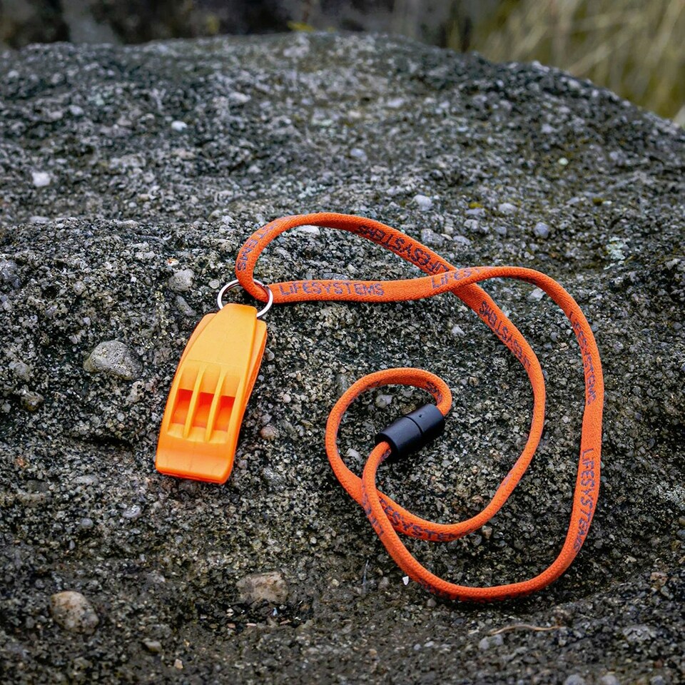 image 1 of Lifesystems Hurricane Whistle with Clip & Lanyard