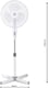 image 1 of Straame 16" Pedestal Fan, 140cm Height, 3 Speeds, Wide Base, White