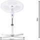 image 1 of Straame 16" Pedestal Fan, 140cm Height, 3 Speeds, Wide Base, White