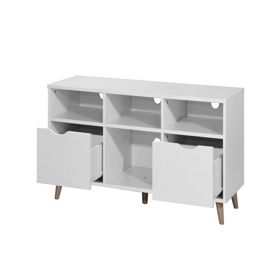 image 1 of TV Unit Stand Cabinet 2 Drawer