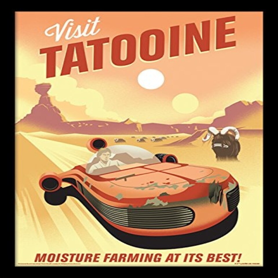 STAR WARS 40TH ANNIVERSARY (TATOOINE) - MEMORABILIA RANGE - FP12050P