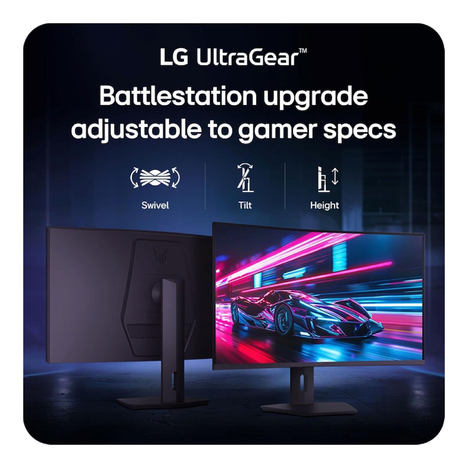 image 1 of LG UltraGear 32G600A-B 31.5" Quad HD 180Hz 1ms AMD FreeSync HDR10 Curved Gaming Monitor