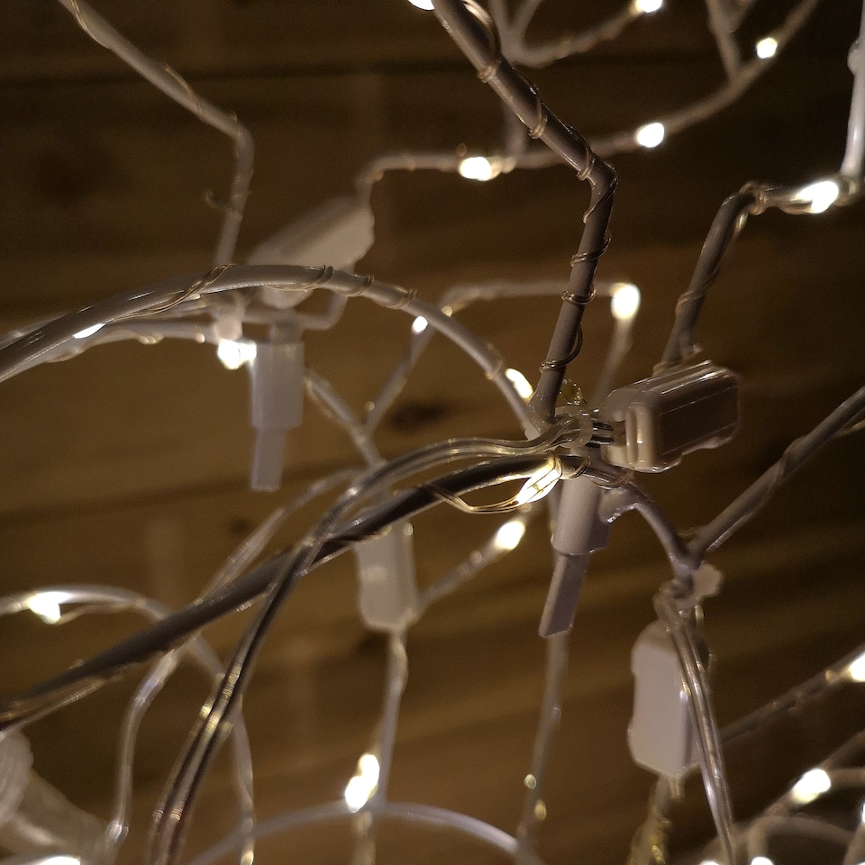 image 1 of 1.14m Outdoor Light Up Reindeer Christmas Decoration with Twinkling Warm White LEDs