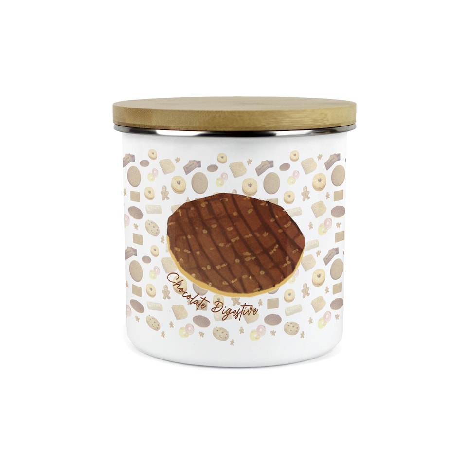 image 1 of Chocolate Digestive Biscuits Novelty Mug & Canister Gift Set