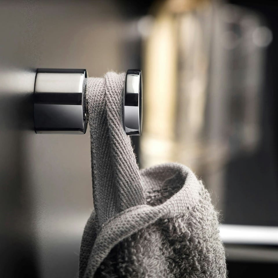 image 1 of Cosmic Wall Hook with Double Threaded Screws and Stainless Steel for Bathroom