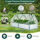 image 5 of COSTWAY Galvanized Raised Garden Bed Outdoor Planter Box Silver