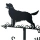 image 3 of High Quality Black Metal Golden Retriever Silhouette Weather Vane Dog Lover Gift
