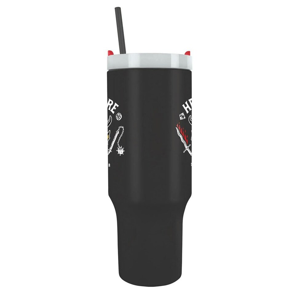 image 1 of Stranger Things 1.2L Travel Mug - Black - One Size Black