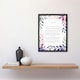 image 2 of Psalm 23 The LORD is My Shepherd Old Testament Jesus Christ Bible Framed Wall Art Print