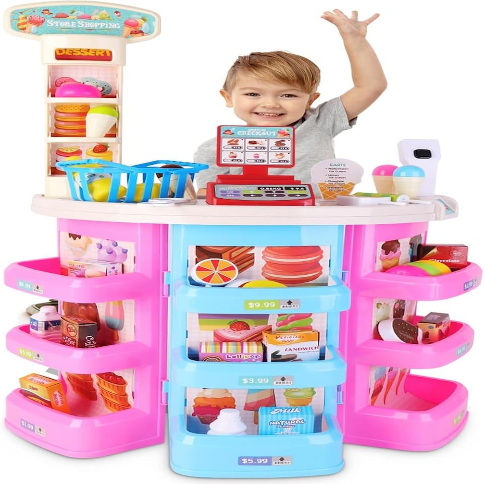 image 1 of Grocery Shops Shopping House Market Playset