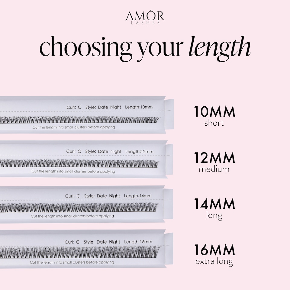 image 1 of House Of Amor - Eyelash Extensions - Date Night Length - Volume D Curl - Medium