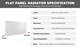 image 8 of Double Flat Panel Vertical Column Radiator (H)600mm by MCC Direct | Grey | 1