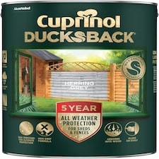 Cuprinol Ducksback 5L Paint Herring Grey
