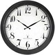 image 1 of Primrose Outdoor Garden Wall Clock Perfect Time Radio Controlled 57cm Diameter
