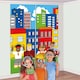 image 1 of Party Town Backdrop Scene Setters With Photo Booth Props Kit