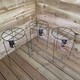 image 2 of Pack of 3 Tom Chambers Urban Dark Green Metal Herbaceous Garden Plant Support Grow Through Medium 50cm x 30cm