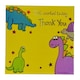 image 4 of Pack of 10 Thank You Dinosaur Design Card Sheets Birthday Party