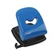 image 2 of Metal Black Medium Duty Hole Punch with Paper Measure Indicator