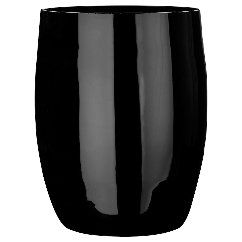 image 1 of Interiors By Premier Durable Set Of Four Hi Ball Black Glasses, Stylish Water Drinking Glass, Practical Build High Ball Glass