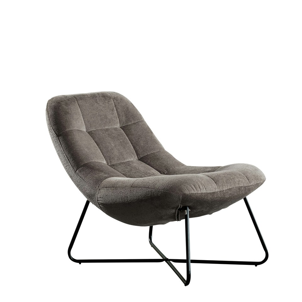 image 1 of Merced Fabric Accent Chair - Dark Grey