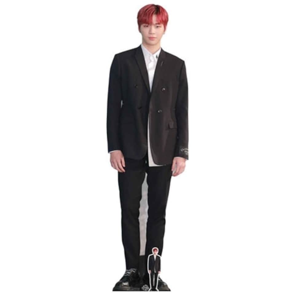 Kpop Star Kang Daniel Red Hair Lifesize Cardboard Cutout 180cm