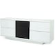 image 6 of Centurion Supports AVITUS ULTRA Remote Friendly BeamThru Gloss White with 4-White Drawers 32"-65" Flat Screen TV Cabinet White