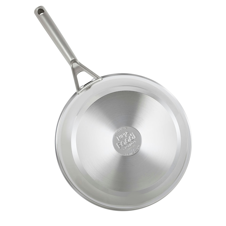 image 1 of Ninja Foodi ZEROSTICK Stainless Steel 2 Piece Frying Pan Set C62200UK