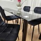 image 7 of Dining Table Set with 4 Chairs Dining Room, and Kitchen table set of 4 White