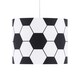image 2 of Footie - Black and White Football Pendant Shade Black