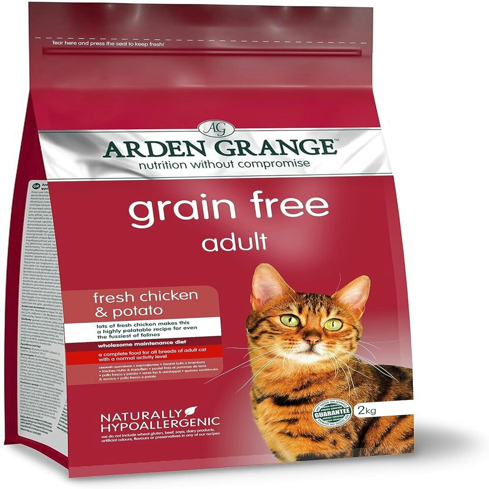 Arden Grange Adult Dry Cat Food, Chicken, 2 Kg