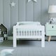 image 2 of Junior Vida Scorpio Toddler Bed With Side Rails, White, 70 x 140cm
