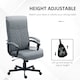 image 3 of Vinsetto High-Back Home Office Chair with Adjustable Height and Swivel Wheels