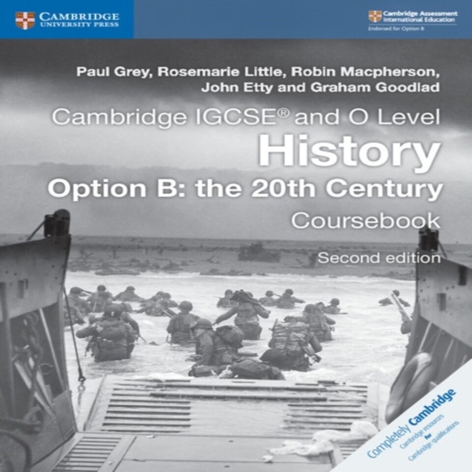 Cambridge Igcse And O Level History Option B: The 20th Century Coursebook
