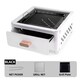 image 1 of TABLETOP BBQ FOLDING CHARCOAL BARBECUE GRILL PORTABLE TRAVEL OUTDOOR PICNIC