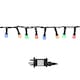 image 1 of 7.5m 300 LED Multi-Action Christmas Frosted Cap Berry String Lights with Timer in Multi-Coloured