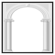 image 2 of Colums (Picture Frame) White | XL