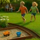image 5 of Harbour Housewares Flexible Plastic Lawn & Path Edging - 10m x 4cm - Brown