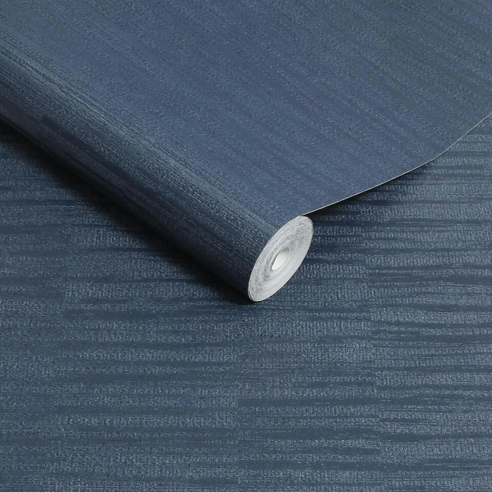 image 1 of Boutique Scape Texture Blue Wallpaper Blue | Blue