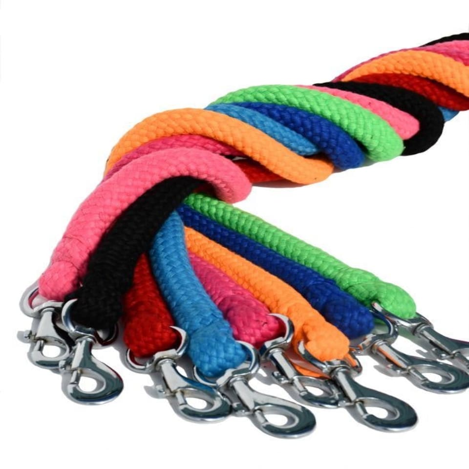 image 1 of Rhinegold Soft Feel Woven Leadrope Orange | Colour: Neon Orange
Size: One Size
