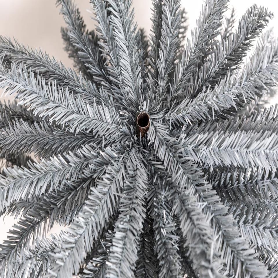 image 1 of 6ft Frosty Green Pencil Tree Green | 6ft