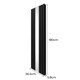image 5 of Flat Mirror Radiator 1800mm x 565mm Black