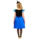 image 2 of Bristol Novelty Girls Cosmic Witch Costume - Blue - 7-8 Years Blue | 7