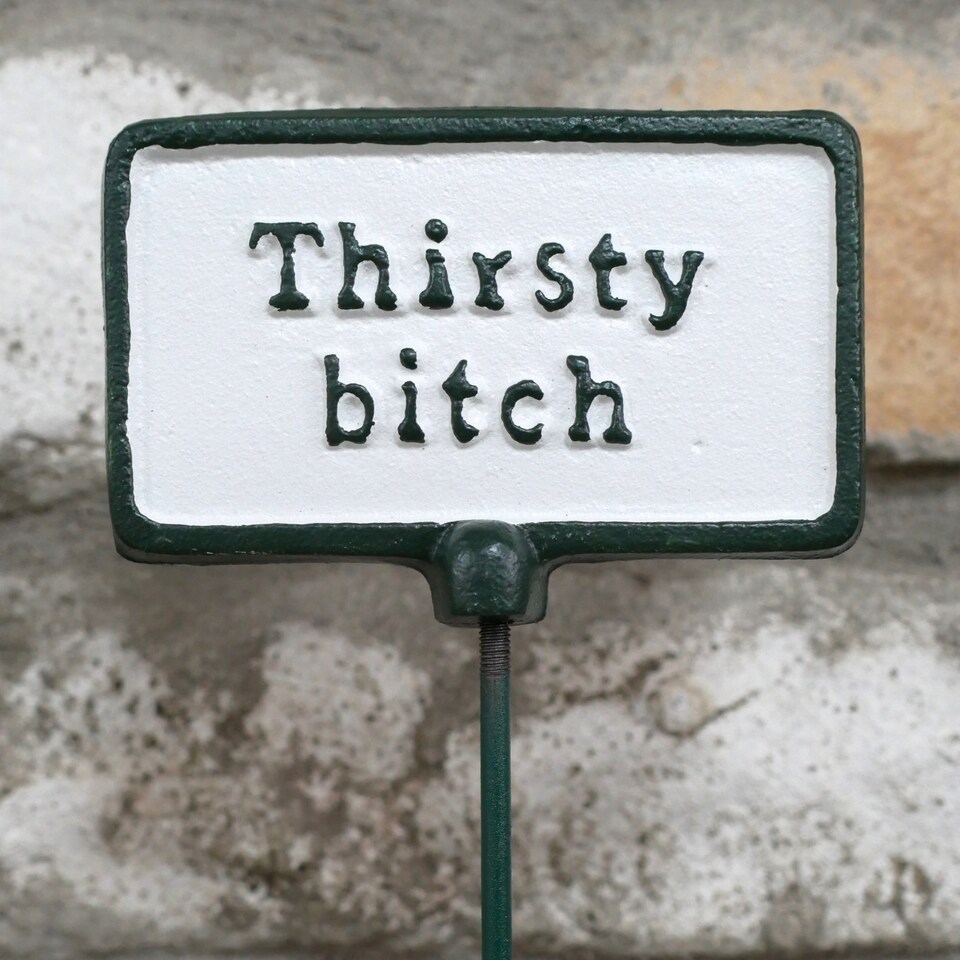 image 1 of Garden Plant Sign Stake Plaque