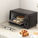 image 9 of HOMCOM Mini Oven, 9L Countertop Electric Grill, Toaster Oven with Adjustable Temperature, Timer, Dishwasher Safe Baking Tray and Wire Rack, 750W, Black