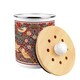 image 5 of Strawberry Thief Food Waste Caddy - Metal 2L Red Decorative Kitchen Compost Bin