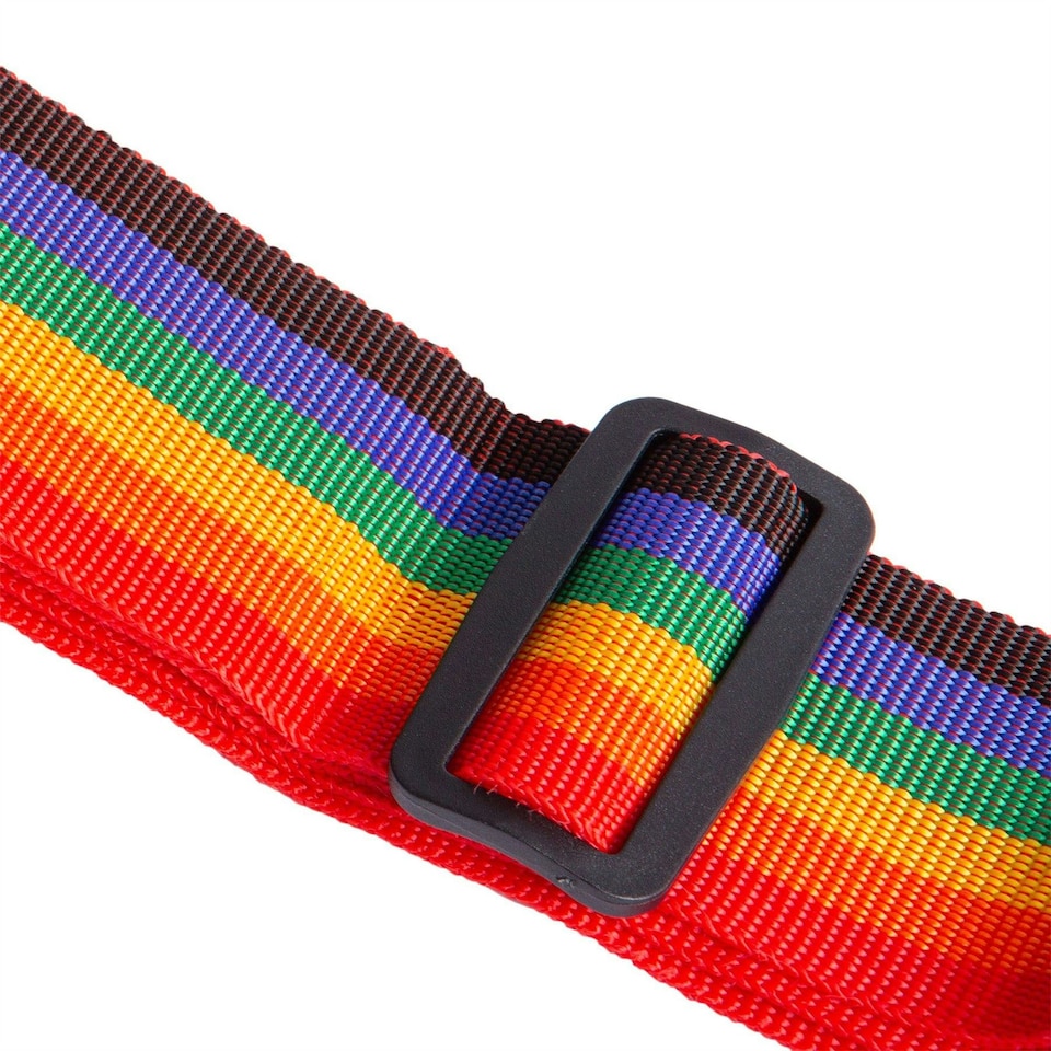 image 1 of Ashley Adjustable Luggage Straps - 170cm - Multicolour - Pack of 2 Multi