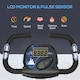 image 4 of HOMCOM Magnetic Resistance Exercise Bike Foldable LCD Adjustable Seat Grey